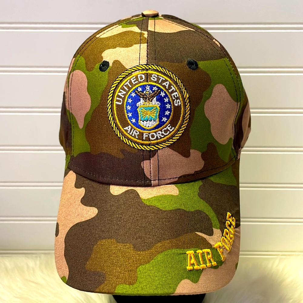 US Air Force Camoflauge Embroidered Baseball Cap